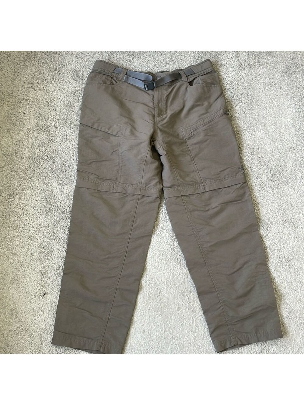 EC North Face Zip Off Hiking Pants - Taupe - Size XL
